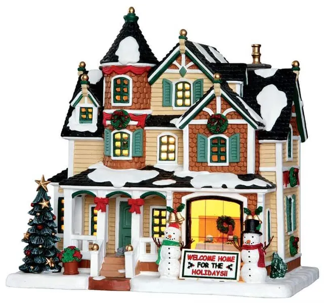lemax-holidays-homecoming-beleuchtetes-weihnachtshaus image 1