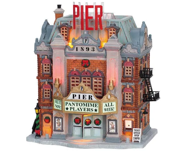 lemax-pier-theater-beleuchtetes-weihnachtsdorf-geb-ude-theater image 1