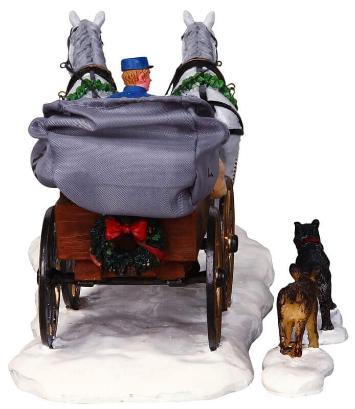 lemax-mail-carriage-weihnachtsdorf-figur image 2