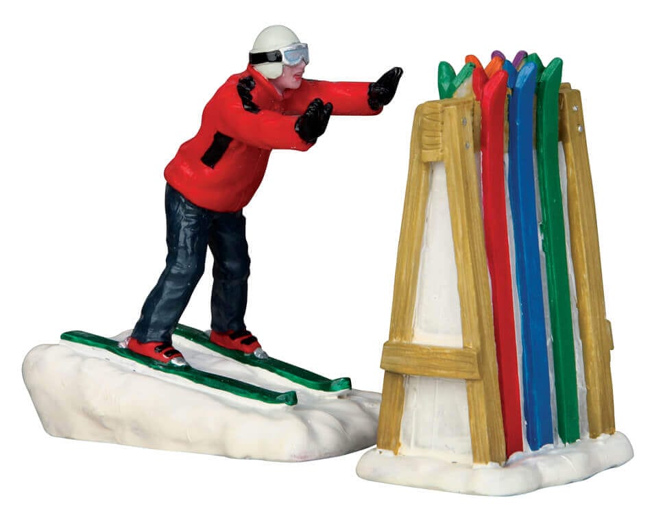 lemax-ski-rack-disaster-set-of-2-winterfiguren image 1