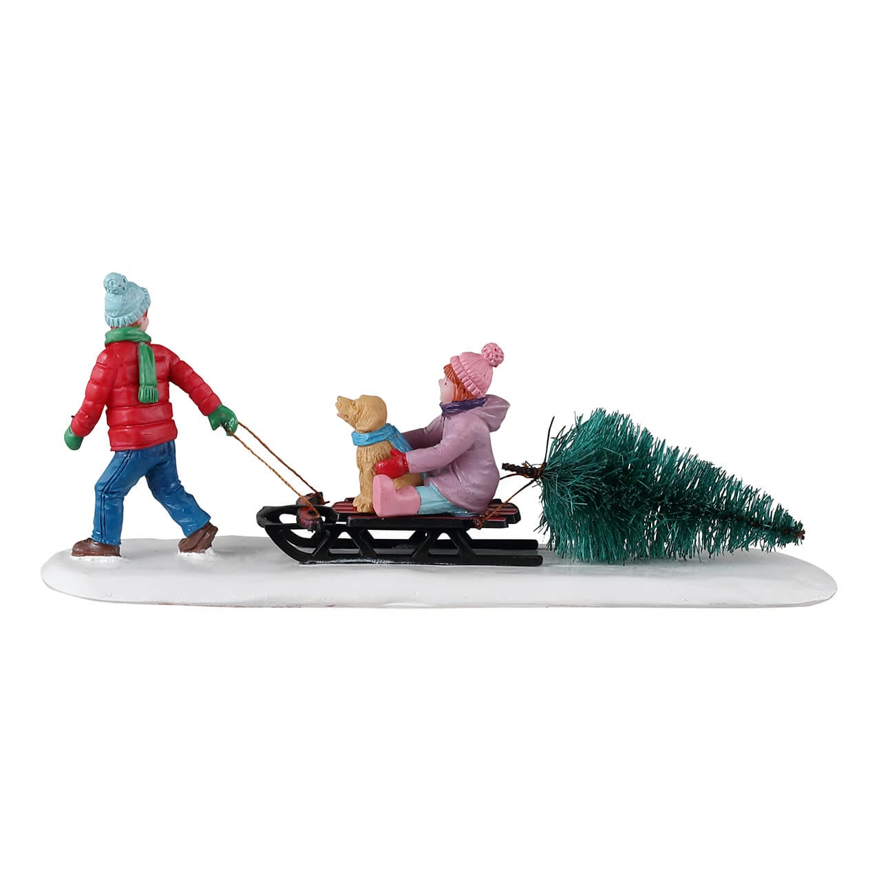 lemax-bringing-home-our-tree-geschwister-mit-baum-figur image 4