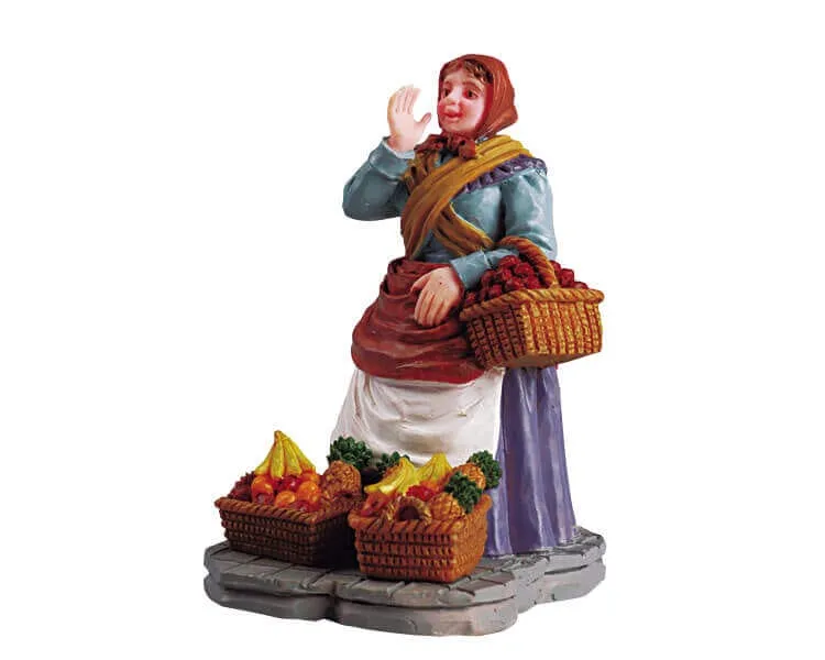 lemax-fruit-peddler-miniaturfigur image 1