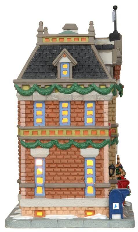 lemax-hillside-post-office-miniatur-weihnachtshaus image 3