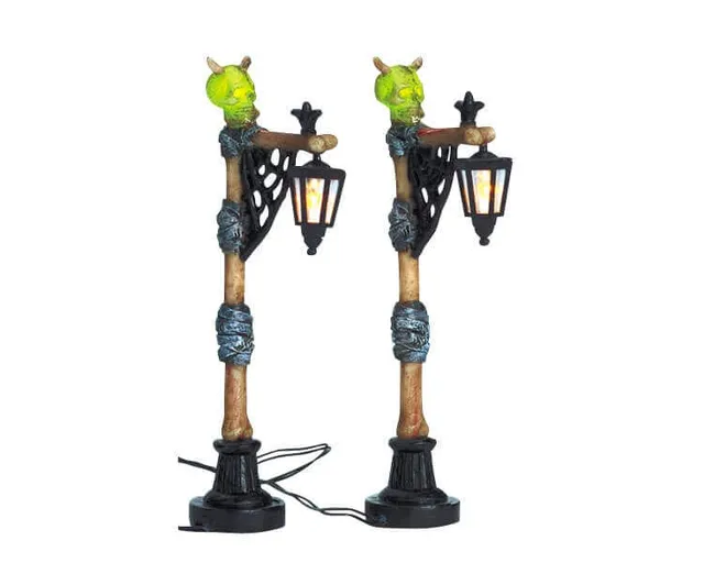 lemax-ghoul-street-lamp-spooky-town-stra-enlaterne image 1