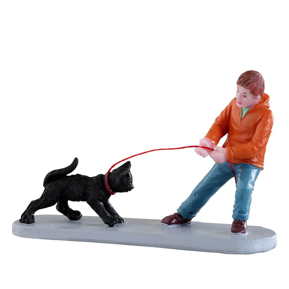 lemax-lets-go-kitty-figur-junge-mit-katze image 1