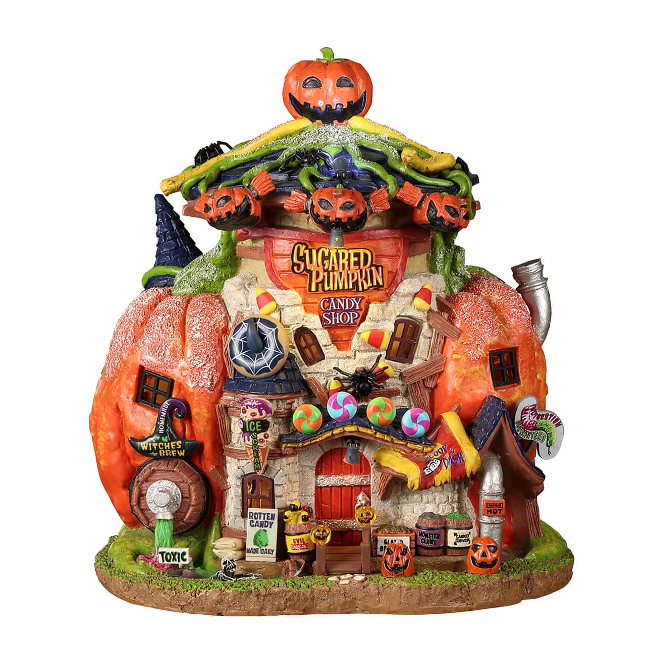 lemax-sugared-pumpkin-candy-shoppe-spooky-town-haus image 5