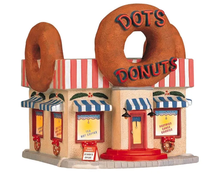 lemax-dots-donuts-geb-ude-beleuchtet-donut-laden image 1