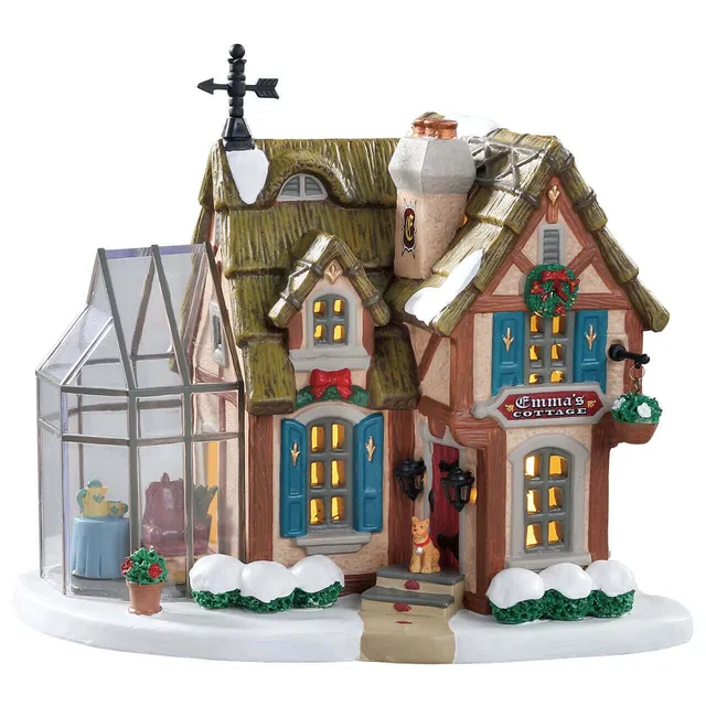 lemax-emma-s-cottage-beleuchtetes-miniaturhaus image 1