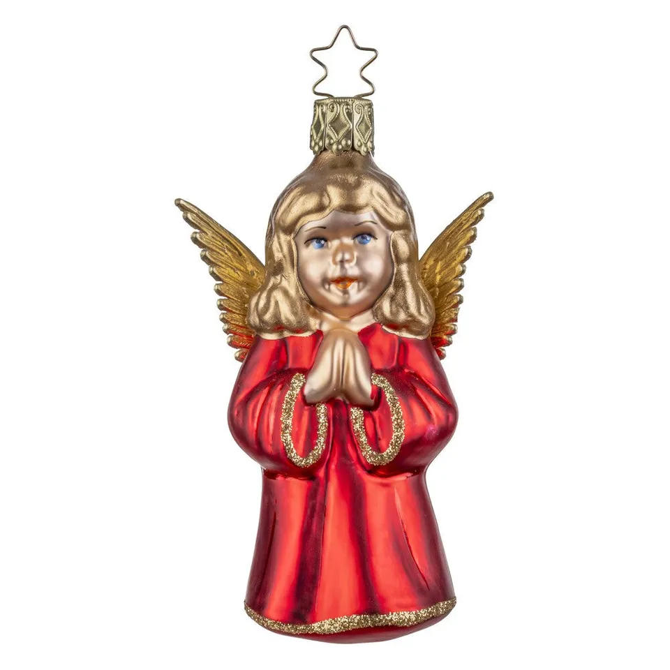 inge-glas-engel-christbaumkugel-10-5-cm-traditional image 1