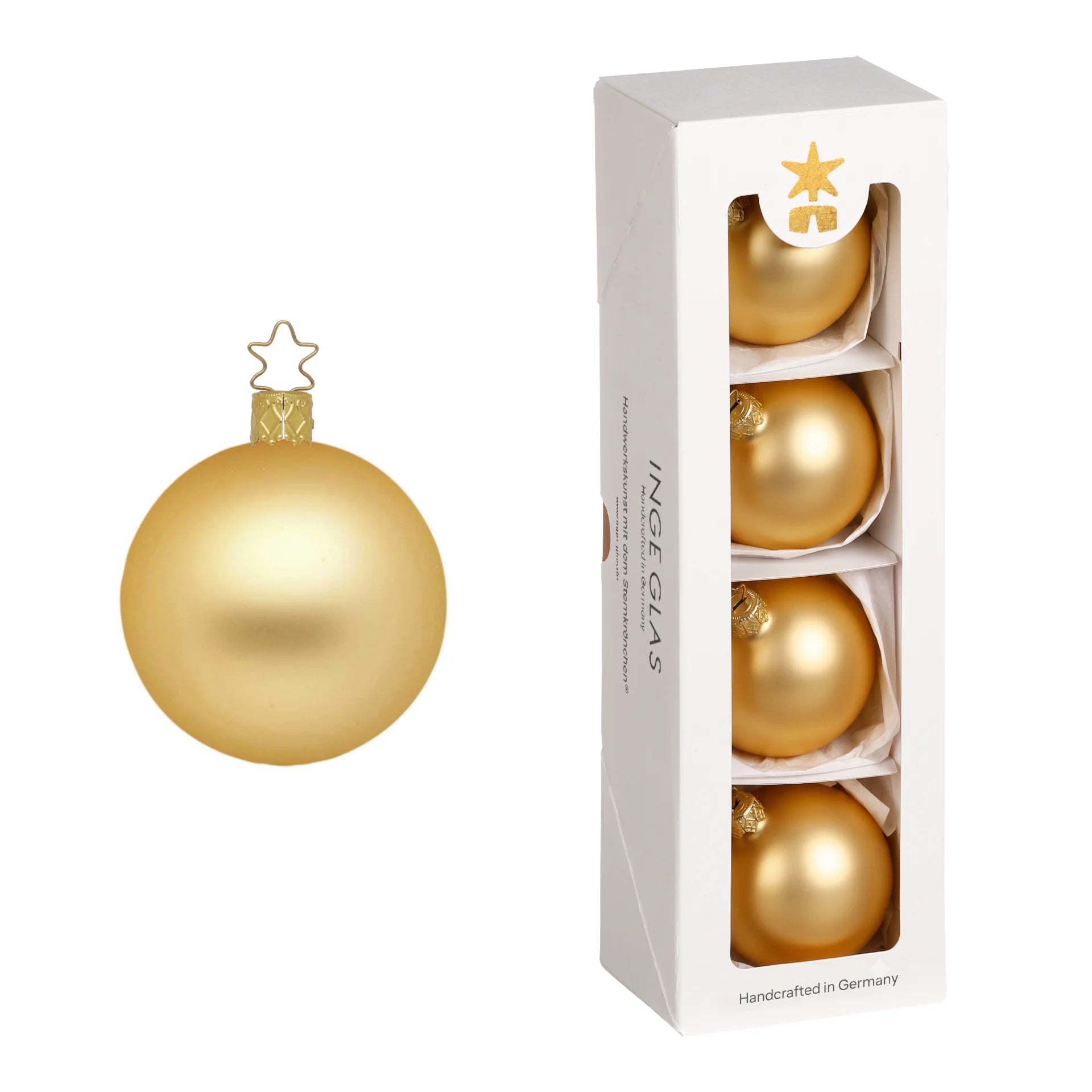 inge-glas-kugeln-inkagold-matt-christbaumkugel-6-cm image 1