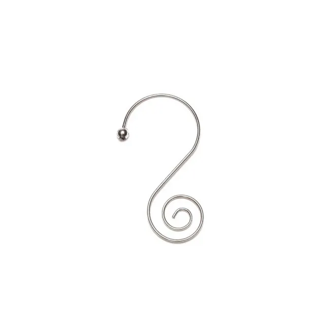 inge-glas-s-haken-mit-schnecke-silber-metall-5-cm-36-stk-aufh-nger-f-r-christbau image 1