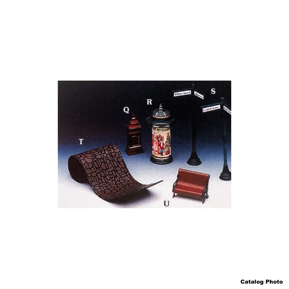 lemax-pvc-brick-road-weihnachtsdorf-zubeh-r-stra-e image 1