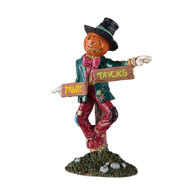 lemax-scarecrow-signpost-spooky-town-halloween-figur image 1