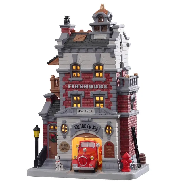 lemax-engine-company-no-9-feuerwehrhaus-caddington image 1