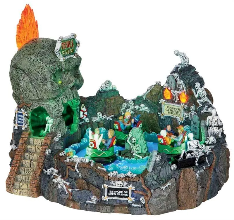 lemax-skull-river-spooky-town-animierte-gruselszene-mit-licht-und-sound image 1