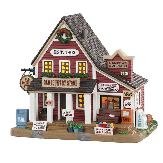 lemax-old-country-store-miniatur-laden-harvest-crossing image 1