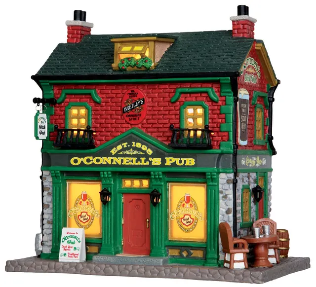 lemax-o-connell-s-irish-pub-beleuchtetes-dorfhaus image 1