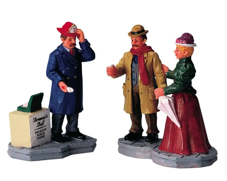 lemax-fireman-s-ball-miniatur-feuerwehr-figur image 1