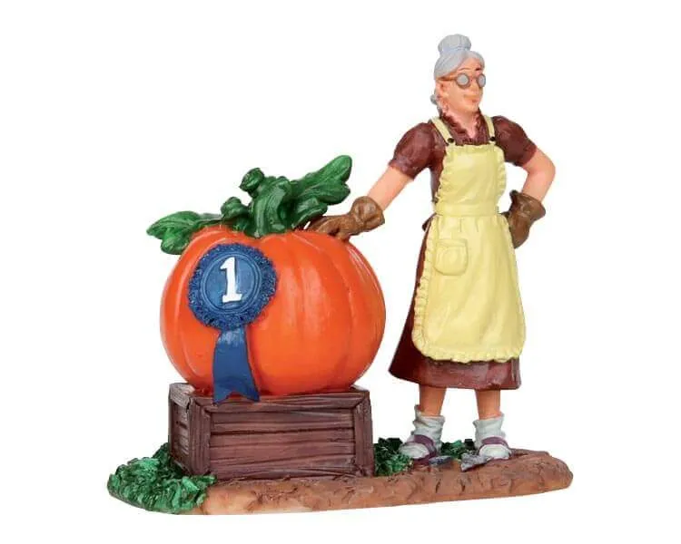 lemax-prize-pumpkin-miniaturfigur-k-rbis-halloween-dorf image 1