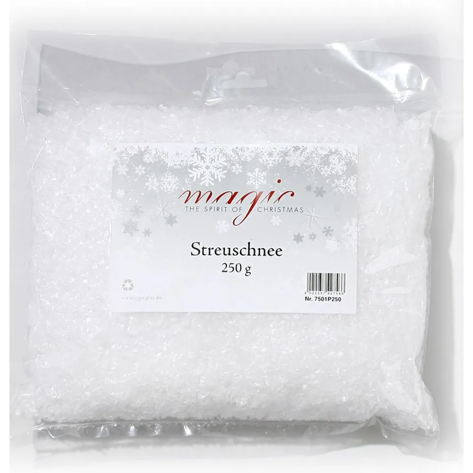 inge-glas-streuschnee-kunststoff-22-5-cm-250-g-weihnachtsdeko-schnee image 1