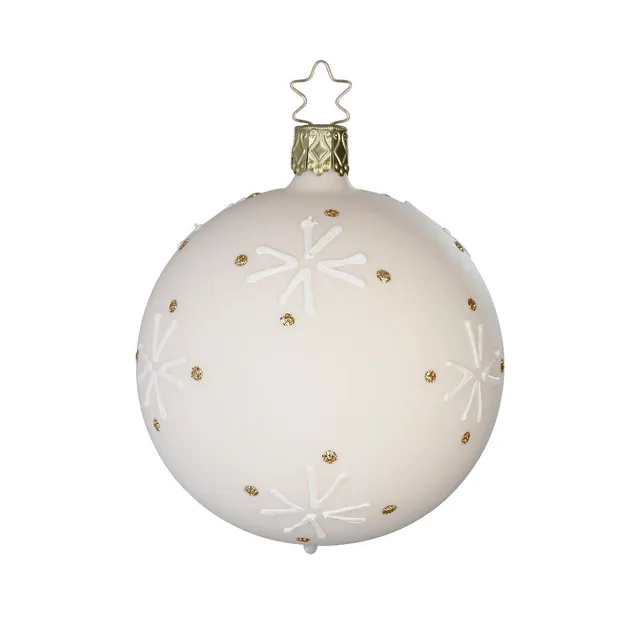 inge-glas-kuschelzeit-christbaumkugel-8-cm-creme-beige image 1
