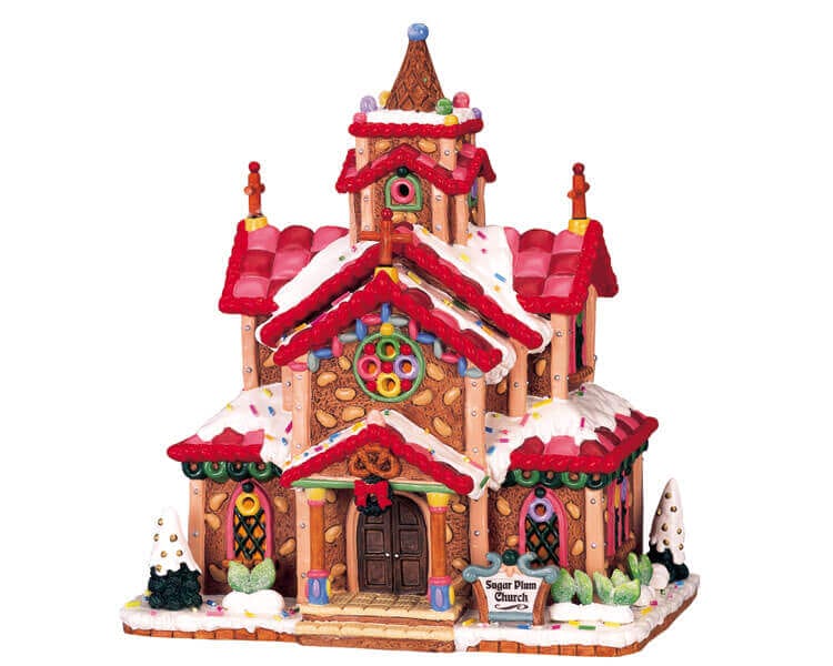 lemax-sugar-plum-church-miniatur-kirche-beleuchtet image 1