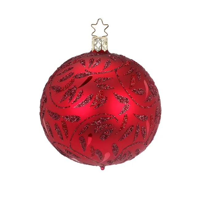 inge-glas-freudentanz-8-cm-christbaumkugel-rot-aus-glas image 1