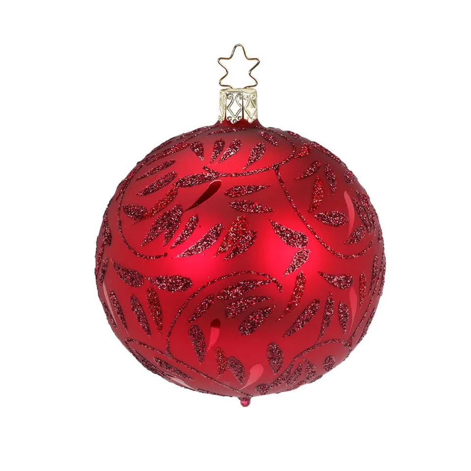 inge-glas-freudentanz-8-cm-christbaumkugel-rot-aus-glas image 1