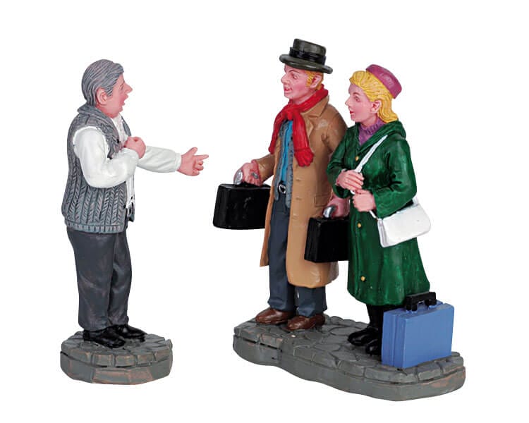 lemax-the-guests-arrive-weihnachtsdorf-figuren image 1