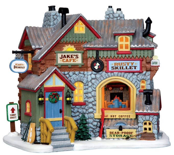 lemax-jake-s-cafe-beleuchtetes-miniaturhaus image 1