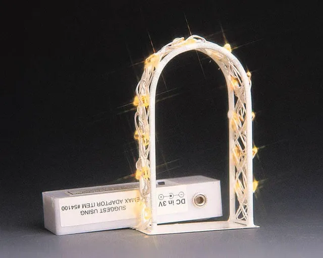 lemax-lighted-sculpture-metal-arbor-beleuchtete-deko image 1