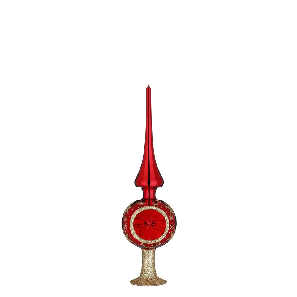 inge-glas-manufaktur-sternenhimmel-baumspitze-7x25-cm-rot-glanz image 1
