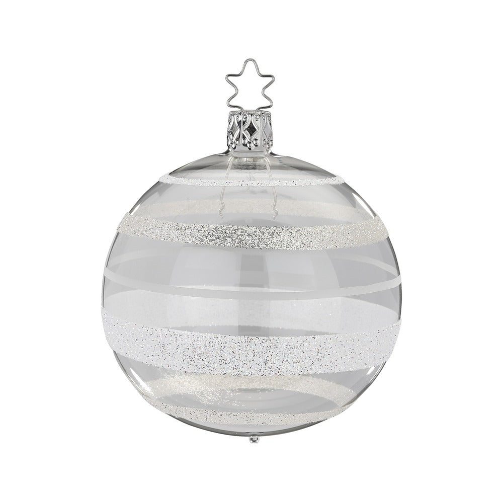 inge-glas-schillernde-streifen-christbaumkugel-glasklar-8-cm image 1
