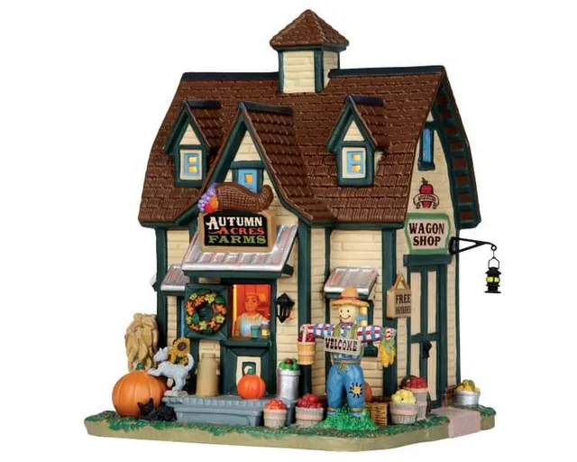 lemax-autumn-acres-farms-miniaturhaus image 1