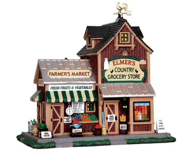 lemax-elmer-s-country-grocery-store-miniatur-kaufladen image 1
