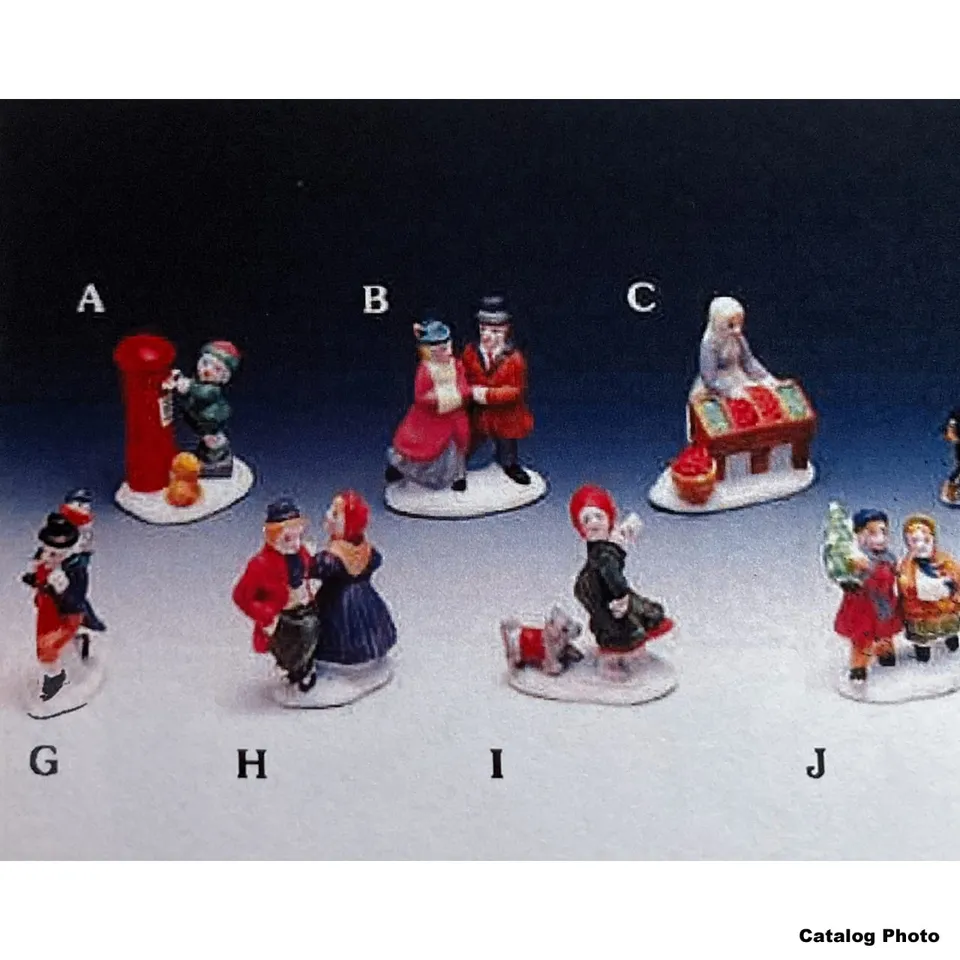 lemax-skating-couple-eisl-ufer-paar-miniaturfiguren image 1