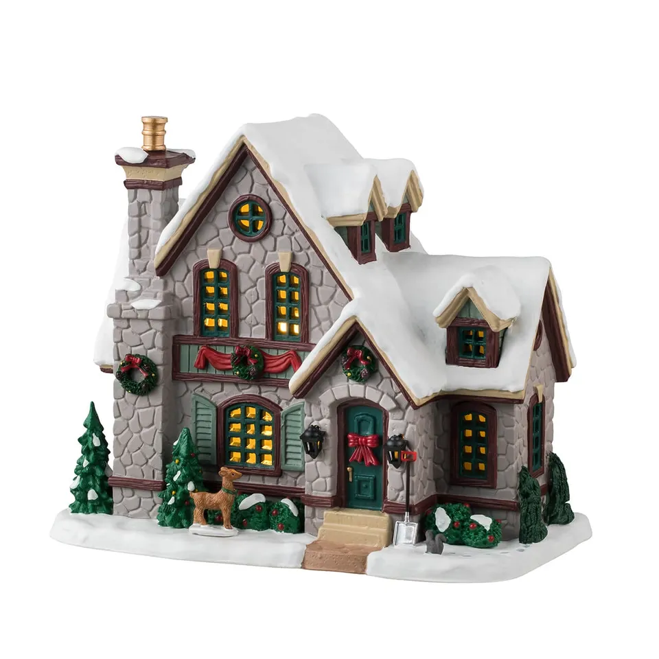 lemax-white-christmas-miniaturhaus-caddington image 1