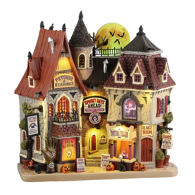 lemax-spooky-days-ahead-beleuchtetes-miniatur-spukhaus image 1