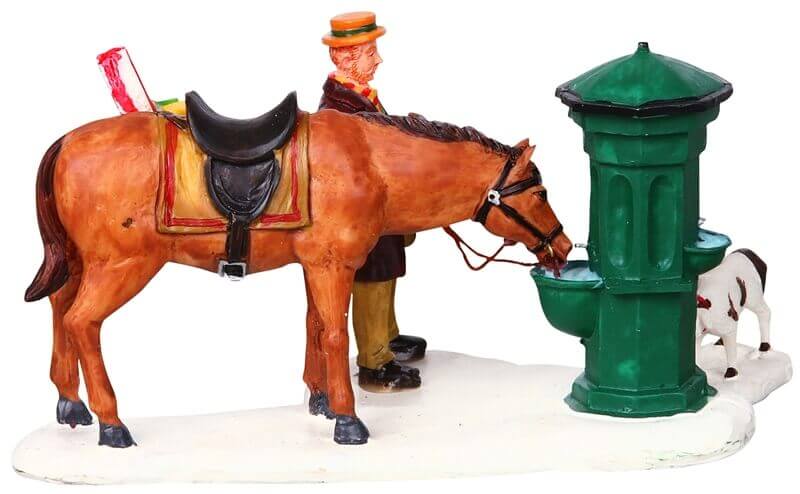 lemax-horse-trough-miniatur-zubeh-r-pferdetr-nke image 3