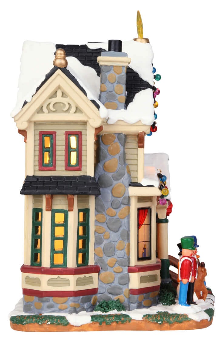 lemax-christmas-home-tour-beleuchtetes-miniaturhaus image 3