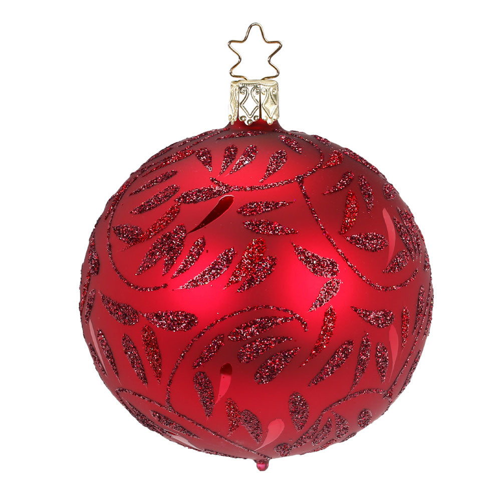 inge-glas-freudentanz-christbaumkugel-10-cm-rot image 1