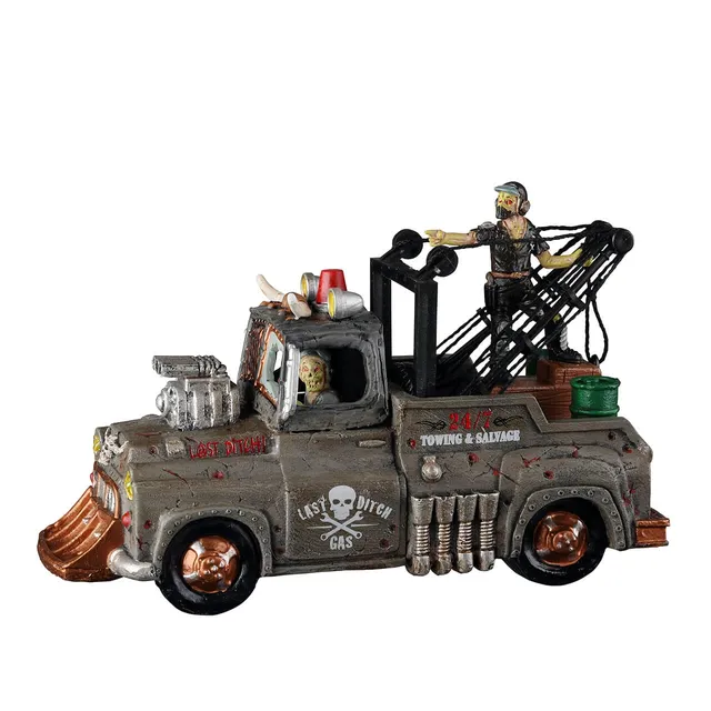 lemax-last-ditch-tow-truck-spooky-town-zombie-abschlepper image 1