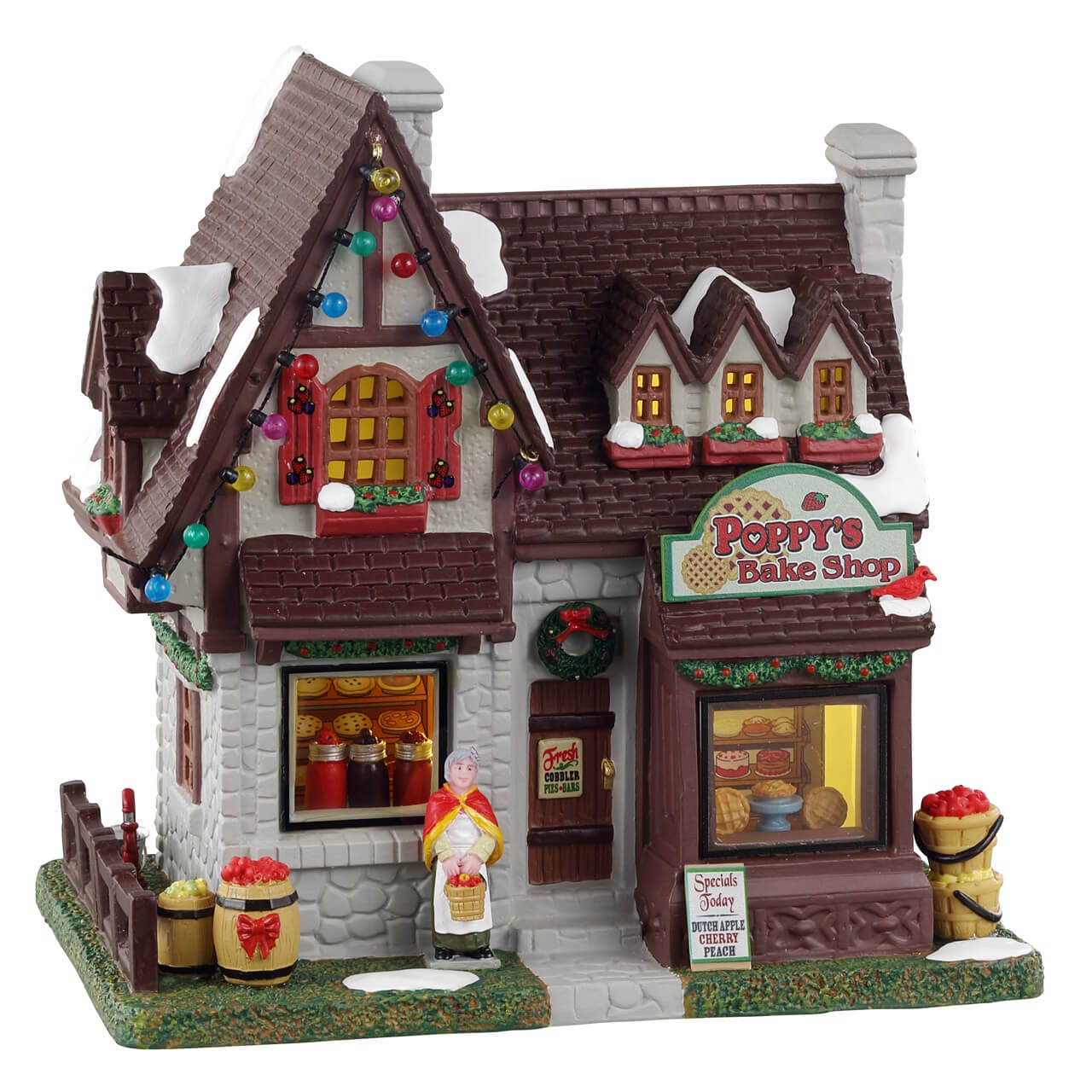 lemax-poppy-s-bakeshop-caddington-haus-beleuchtet image 4