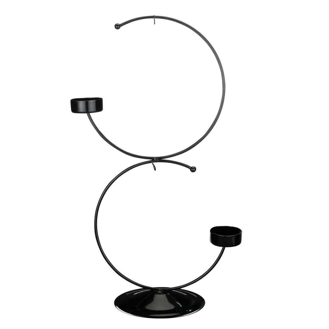 inge-glas-ornamentst-nder-schwarz-37-cm image 1