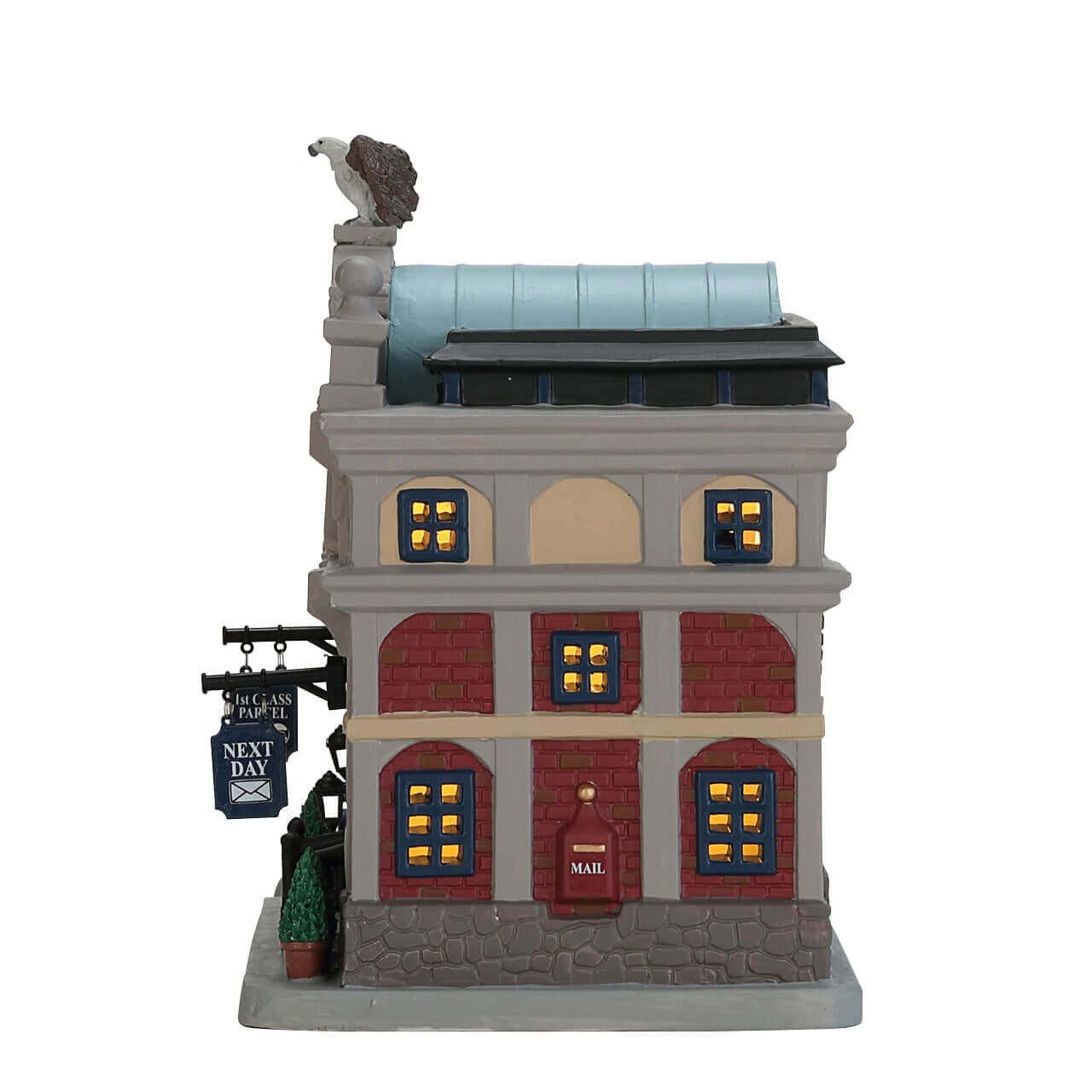 lemax-harvest-crossing-post-office-miniatur-postamt-erntedorf image 2