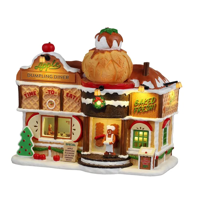 lemax-apple-dumpling-diner-beleuchtetes-miniaturhaus-sugar-n-spice image 1