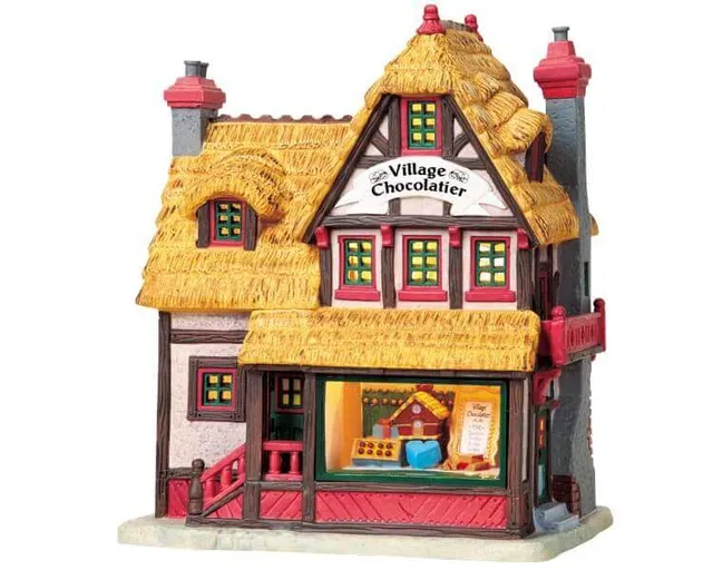 lemax-village-chocolatier-beleuchtetes-miniaturhaus image 1