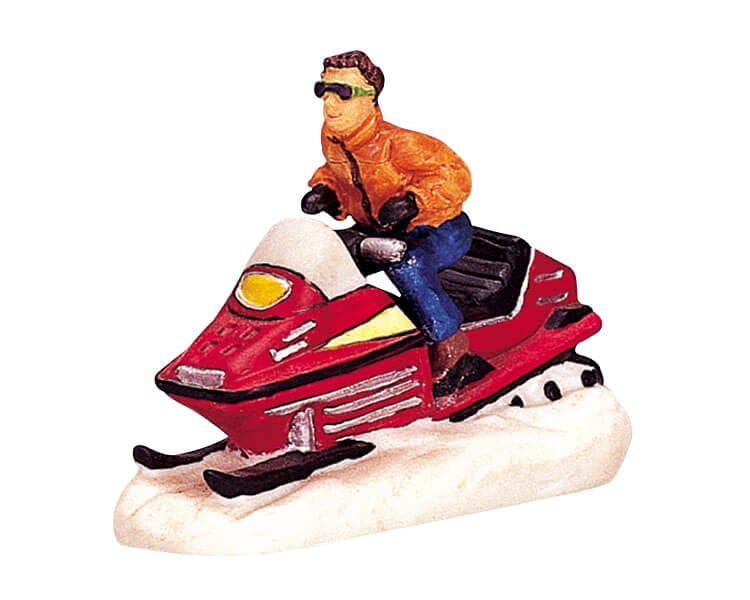 lemax-fun-on-ski-mobile-miniatur-szene image 1