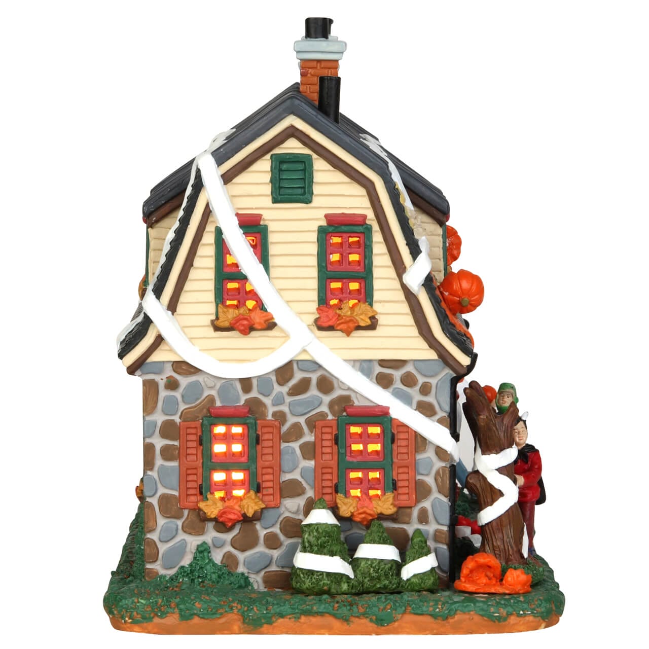 lemax-tricked-out-house-beleuchtetes-spooky-town-haus image 3