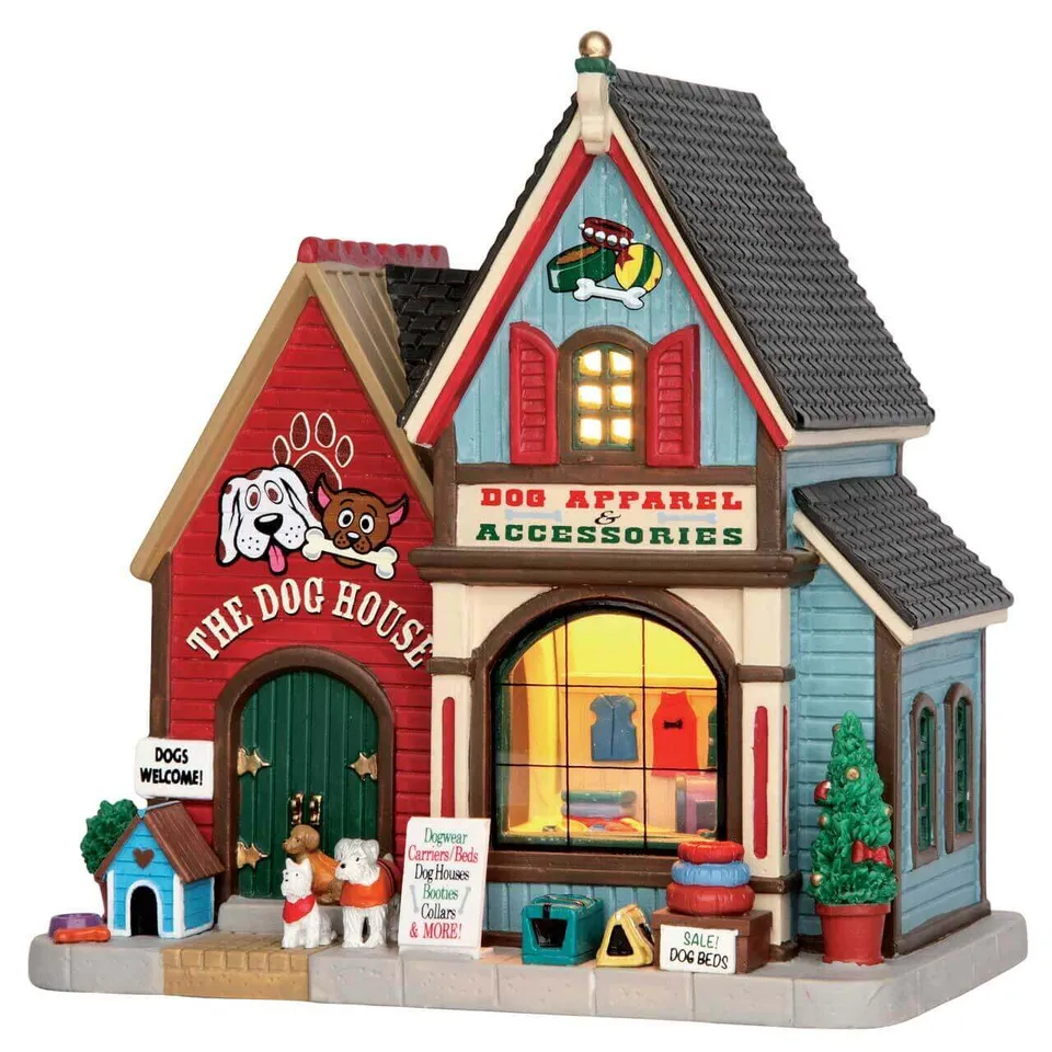 lemax-the-dog-house-miniaturhaus image 1